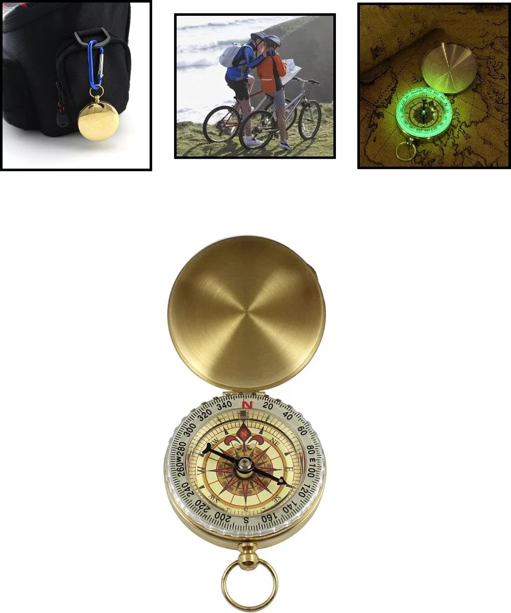 Kompas Messing Met Fluorescerende Buitenring - Luxe Kompas - Klassieke Kompas - Celvar - Glow In The Dark – Compass Brass 3 Kompas Messing Met Fluorescerende Buitenring - Luxe Kompas - Klassieke Kompas - Celvar - Glow In The Dark – Compass Brass
