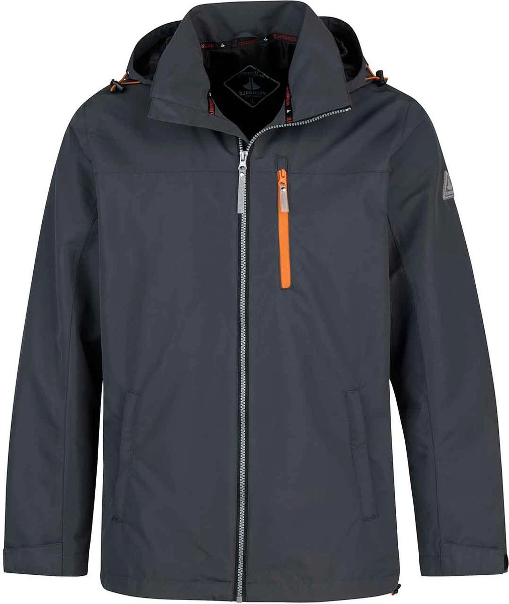 BJØRNSON Remco Regenjas / Zomerjas Zomer Heren - Waterdicht - Maat 3XL - Antra 3 BJØRNSON Remco Regenjas / Zomerjas Zomer Heren - Waterdicht - Maat 3XL - Antra