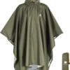 Anyoo Lichte Waterdichte Regenjas Poncho, Herbruikbaar, Ripstop, Ademende Multifunctionele Regenjas Met Capuchon, Opvouwbare Beschermhoes, Onderkant, Ideaal Voor Buiten, Camping, Wandelen, Vissen -Bol 1031x1200 1