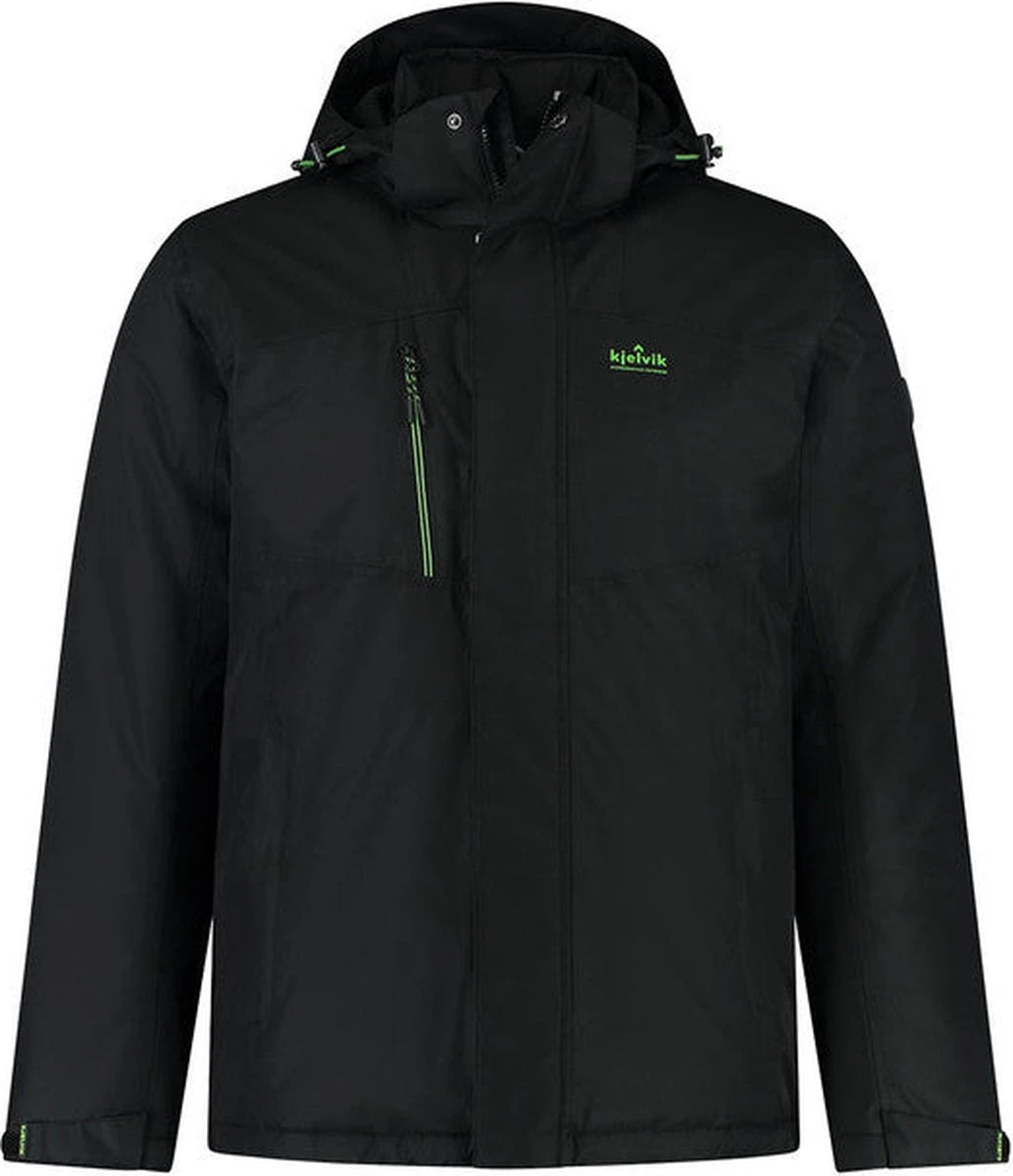 Kjelvik Heren Winterjas - Functionele Winterjas - Mano - Zwart - Maat 3XL 3 Kjelvik Heren Winterjas - Functionele Winterjas - Mano - Zwart - Maat 3XL