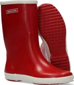 Bergstein Rainboot - Regenlaarzen - Unisex Junior - Red - Maat 27 -Bol 1051x1200 2