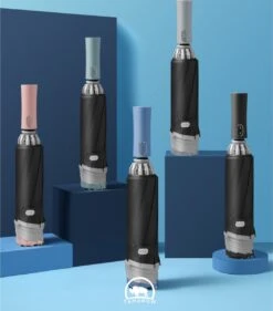 Tamarow™ Automatische Opvouwbare Paraplu - Omgekeerd Design - Windproof - Lichtgewicht - Reflectie - Omgekeerd Design - Roze 12 Tamarow™ Automatische Opvouwbare Paraplu - Omgekeerd Design - Windproof - Lichtgewicht - Reflectie - Omgekeerd Design - Roze -Bol 1054x1200 4