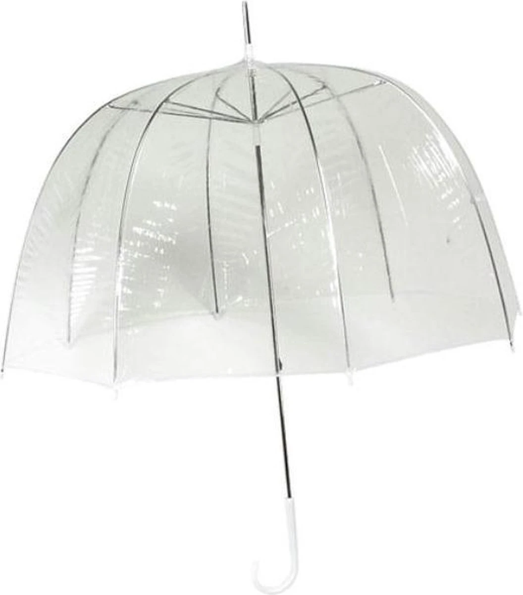 Impliva Koepelparaplu - 75cm Diameter - Transparant 3 Impliva Koepelparaplu - 75cm Diameter - Transparant