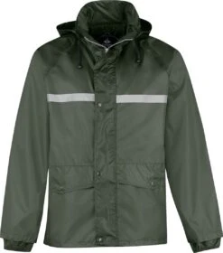 BJØRNSON Dusch Regenpak Dames & Heren - Waterdicht - Maat L - Olijfgroen -Bol 1060x1200 2
