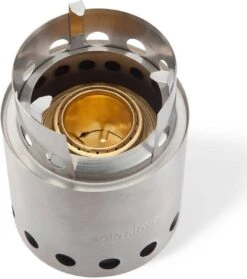 Solo Stove Lite Draagbare Kooktoestel. Geen Vloeibare Brandstof Nodig. Krachtige Efficiënte Houtverbranding En Weinig Rook. Voor 1-2 Personen, 304 Roestvrijstaal, Compact ⌀ 10,8 Cm, Hoogte 14,5 Cm, 255g. -Bol 1064x1200 2