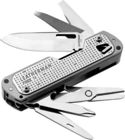 Leatherman Free T4 Zakmes - 12 Functies - RVS/Zilver - Veiligheidsclip -Bol 1072x1200 1