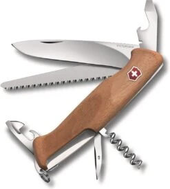 Victorinox Ranger Wood 55 Zwitsers Zakmes - 10 Functies - Hout