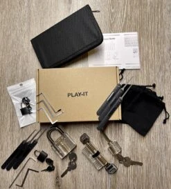 PLAY IT Lockpick Set 32 Delig - 3 Sloten - Incl. Kleine Slot & 3 Opbergzakjes -Bol 1081x1200 2
