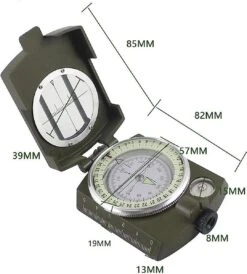 IBright Professionele Metalen Militaire Kompas - Inklapbaar - Waterproof - Schokbestendig - Kaart Kompas Met Kaartlezer - Met Opberg Etui 27 IBright Professionele Metalen Militaire Kompas - Inklapbaar - Waterproof - Schokbestendig - Kaart Kompas Met Kaartlezer - Met Opberg Etui -Bol 1081x1200 3