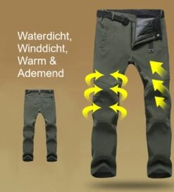 Hikr® Waterdichte Broek Heren - Regenbroek - Winddicht - Wandelbroek - Hiking Broek - Winterbroek - Herfst, Winter, Lente - Outdoor - Wandelen -Bol 1091x1200 2