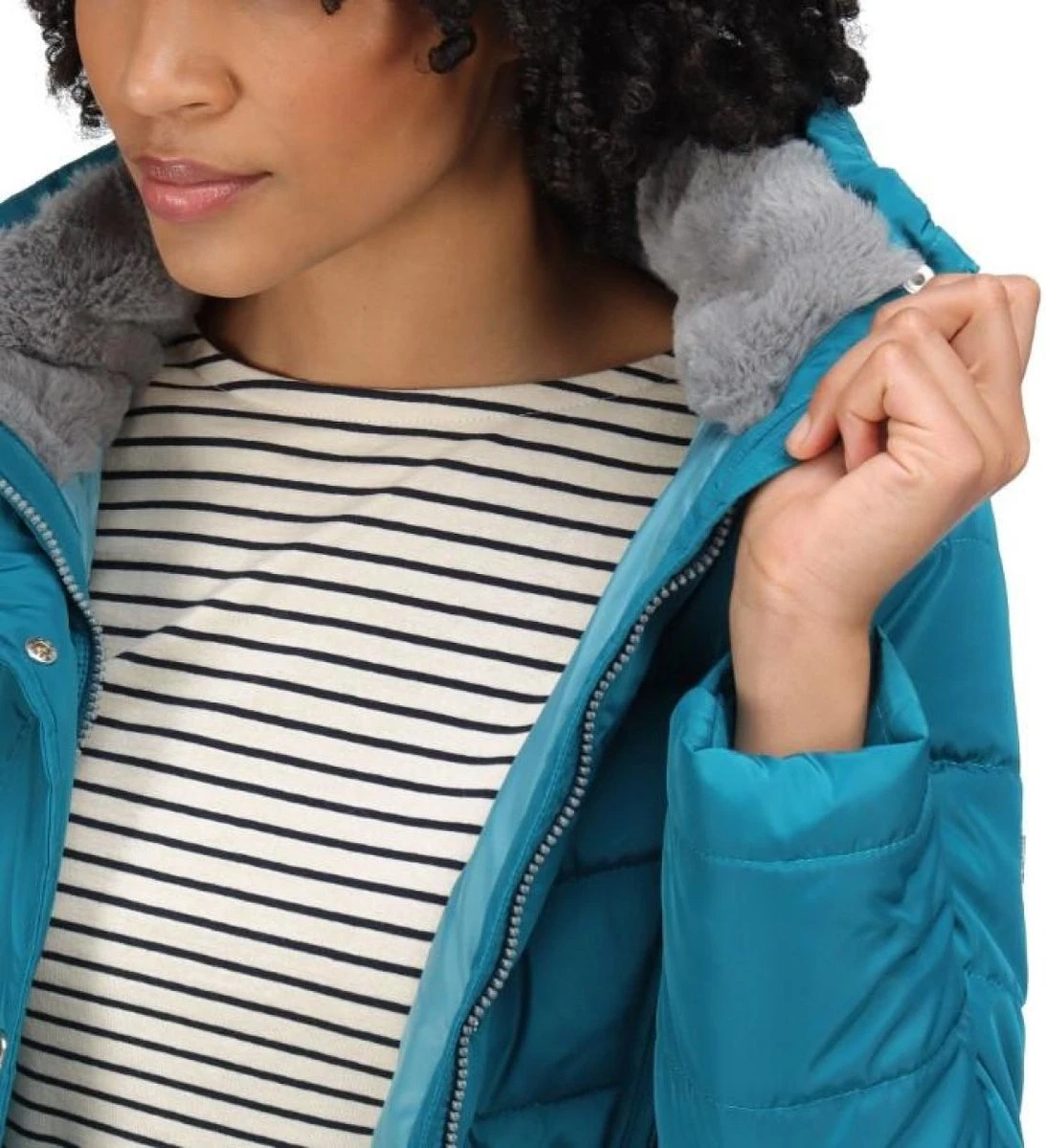 De Regatta Parthenia Baffle Jas - Jas - Dames - Geïsoleerd - Waterafstotend - Turkoois 4 De Regatta Parthenia Baffle Jas - Jas - Dames - Geïsoleerd - Waterafstotend - Turkoois - Afbeelding 2