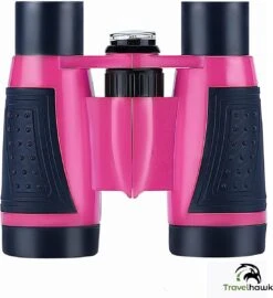TravelHawk Verrekijker Voor Kinderen - Compacte Verrekijker - Waterdicht - Voor Vogels Kijken, Buiten Spelen , Theater - Roze