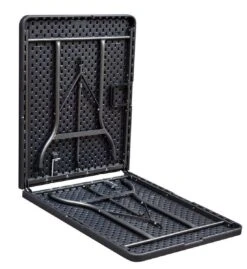 ERRO Vouwtafel - Wickerlook - 180x74cm - Zwart 8 ERRO Vouwtafel - Wickerlook - 180x74cm - Zwart -Bol 1102x1200 3