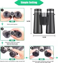 Merkloos Verrekijker Voor Volwassenen - HD High-powered 12*42 Optical Binoculars 23 Merkloos Verrekijker Voor Volwassenen - HD High-powered 12*42 Optical Binoculars -Bol 1106x1200 7