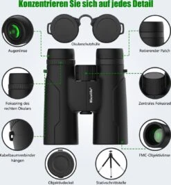 Blazelife 12x42 Verrekijker - Kerstmis - Kerstfeest - Christmas Gift - Nachtzicht - Waterbestendig - Lichtgewicht En Draagbaar - Compacte Set Met Smartphone-adapter, Draagtas, Spiegeldoek 11 Blazelife 12x42 Verrekijker - Kerstmis - Kerstfeest - Christmas Gift - Nachtzicht - Waterbestendig - Lichtgewicht En Draagbaar - Compacte Set Met Smartphone-adapter, Draagtas, Spiegeldoek -Bol 1114x1200 2