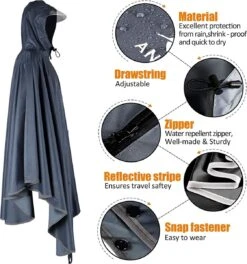 Anyoo Waterdichte Fietsponcho Fiets Regenjas Jas Capes Lichtgewicht Compact Herbruikbaar Voor Jongens Mannen Vrouwen Volwassenen 11 Anyoo Waterdichte Fietsponcho Fiets Regenjas Jas Capes Lichtgewicht Compact Herbruikbaar Voor Jongens Mannen Vrouwen Volwassenen -Bol 1121x1200 2