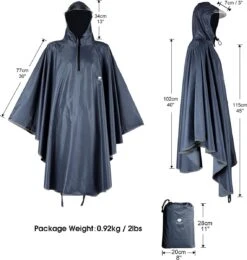 Anyoo Waterdichte Fietsponcho Fiets Regenjas Jas Capes Lichtgewicht Compact Herbruikbaar Voor Jongens Mannen Vrouwen Volwassenen 12 Anyoo Waterdichte Fietsponcho Fiets Regenjas Jas Capes Lichtgewicht Compact Herbruikbaar Voor Jongens Mannen Vrouwen Volwassenen -Bol 1140x1200 9