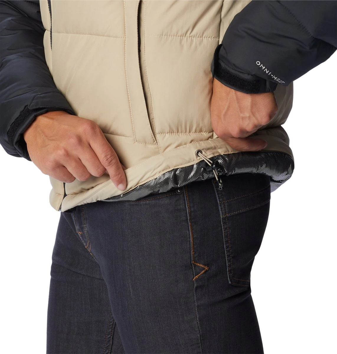 Columbia Pike Lake - Winterjas - Gewatteerde Puffer Jas Heren - Outdoorjas - Waterdicht - Thermo - Zwart/Zand - Maat L 6 Columbia Pike Lake - Winterjas - Gewatteerde Puffer Jas Heren - Outdoorjas - Waterdicht - Thermo - Zwart/Zand - Maat L - Afbeelding 4