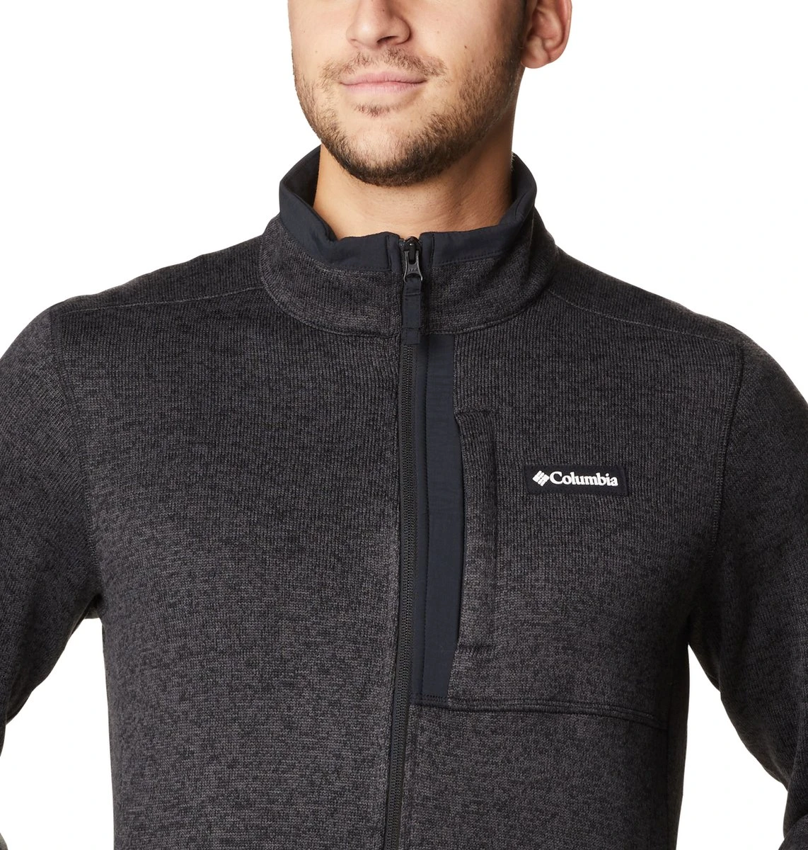 Columbia Sweater Weather - Fleece Vest Heren Winter - Zacht En Warm - Black Heather - Maat L 6 Columbia Sweater Weather - Fleece Vest Heren Winter - Zacht En Warm - Black Heather - Maat L - Afbeelding 4