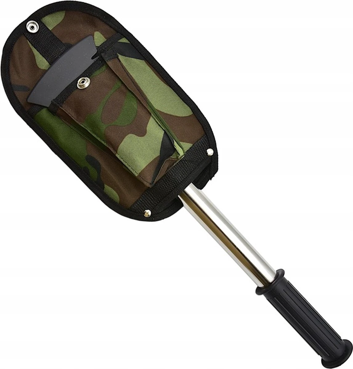 Survival Schep - 8 In 1 - Opvouwbaar - 8 Delig - Met Draagtas - 12 X 43.5 Cm - Met Bijl - Zaag - Pionierschep - Vouwschop - Handzame Schep - Schop - Outdoor - Kamperen - Camping - Multifunctionele Schep - Militaire Schop - Gereedschap - Houtzaag 9 Survival Schep - 8 In 1 - Opvouwbaar - 8 Delig - Met Draagtas - 12 X 43.5 Cm - Met Bijl - Zaag - Pionierschep - Vouwschop - Handzame Schep - Schop - Outdoor - Kamperen - Camping - Multifunctionele Schep - Militaire Schop - Gereedschap - Houtzaag - Afbeelding 7