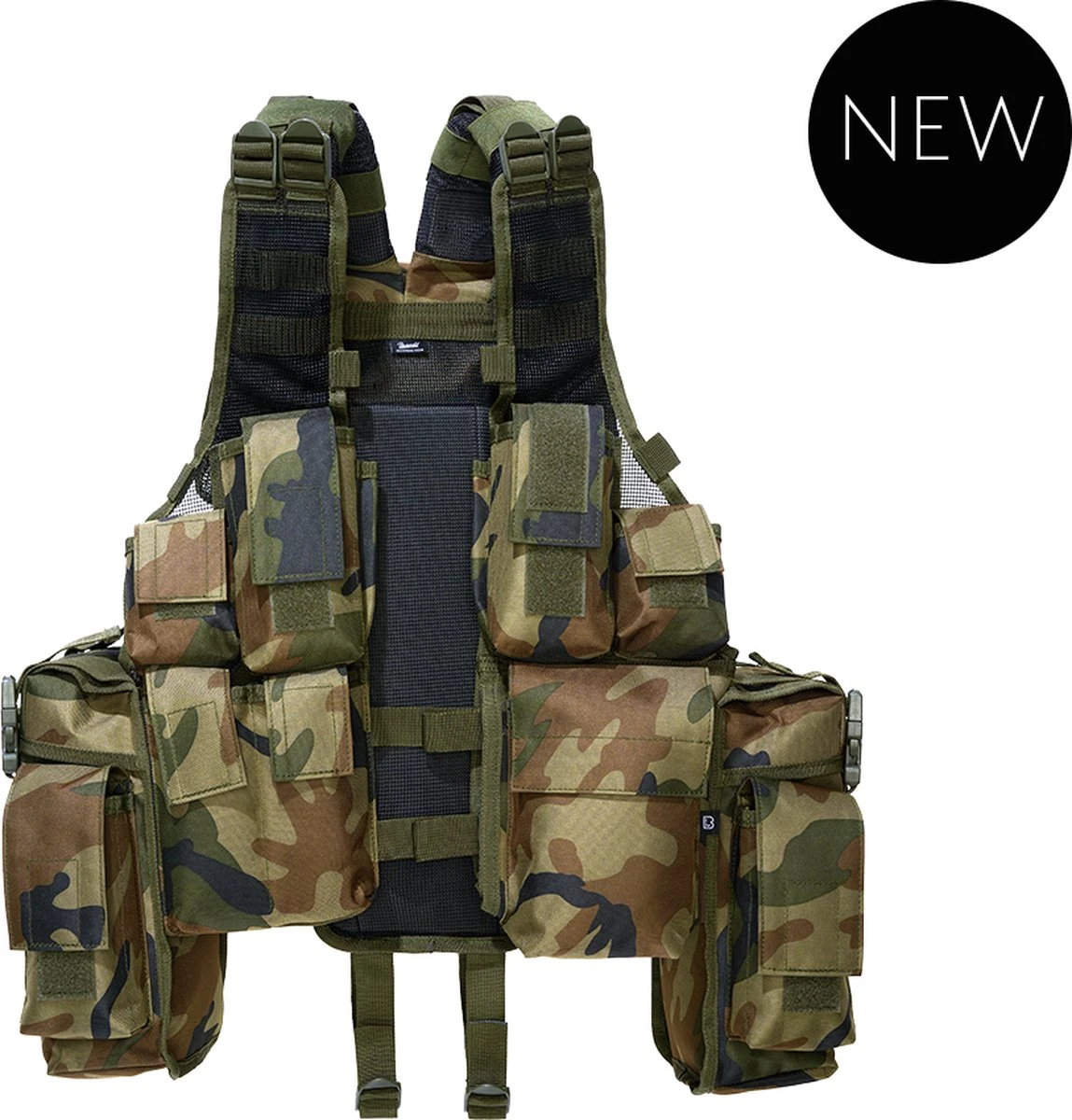 Brandit Tactical Vest - Camo 3 Brandit Tactical Vest - Camo