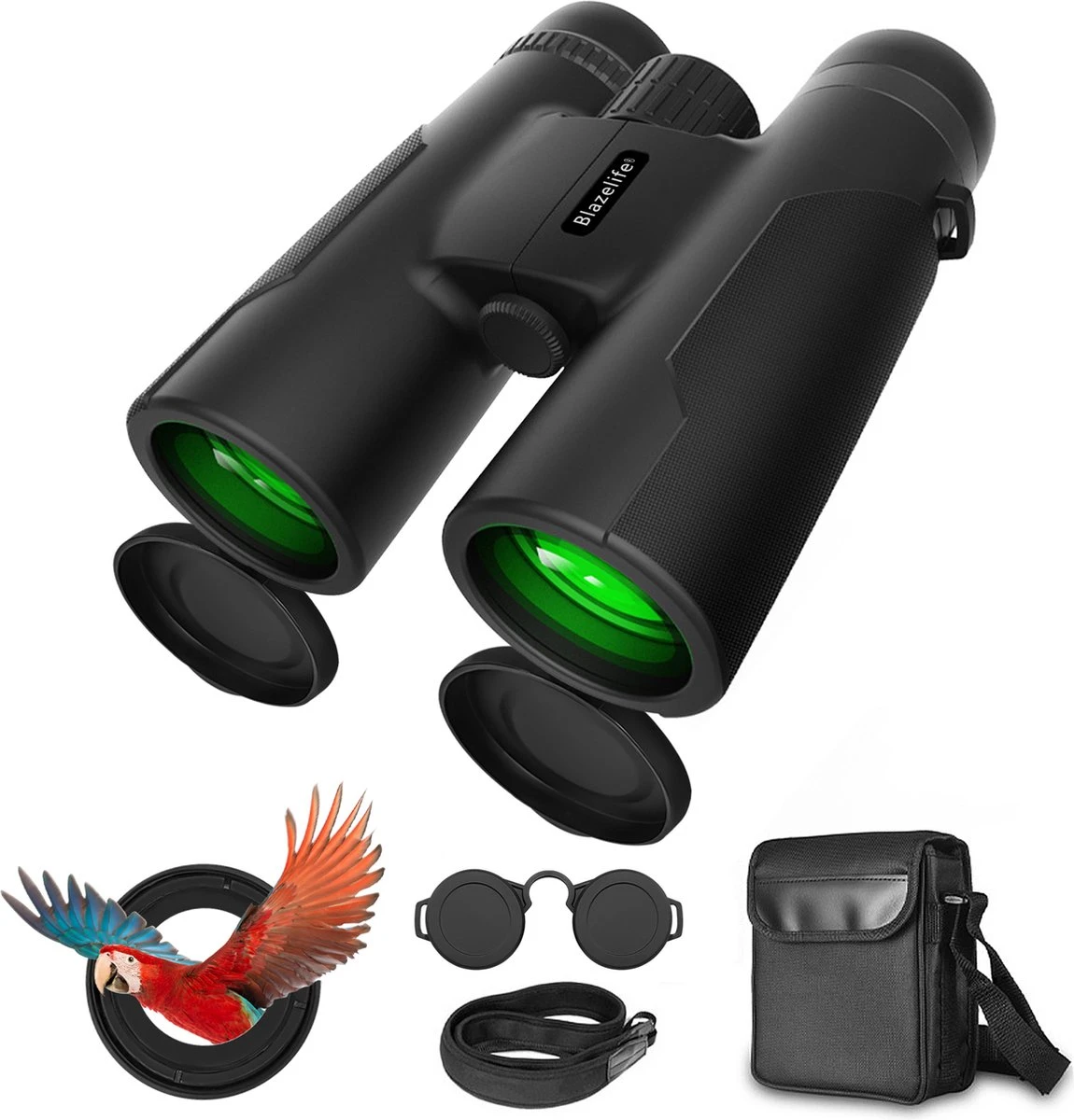 Blazelife 12x42 Verrekijker - Kerstmis - Kerstfeest - Christmas Gift - Nachtzicht - Waterbestendig - Lichtgewicht En Draagbaar - Compacte Set Met Smartphone-adapter, Draagtas, Spiegeldoek 3 Blazelife 12x42 Verrekijker - Kerstmis - Kerstfeest - Christmas Gift - Nachtzicht - Waterbestendig - Lichtgewicht En Draagbaar - Compacte Set Met Smartphone-adapter, Draagtas, Spiegeldoek