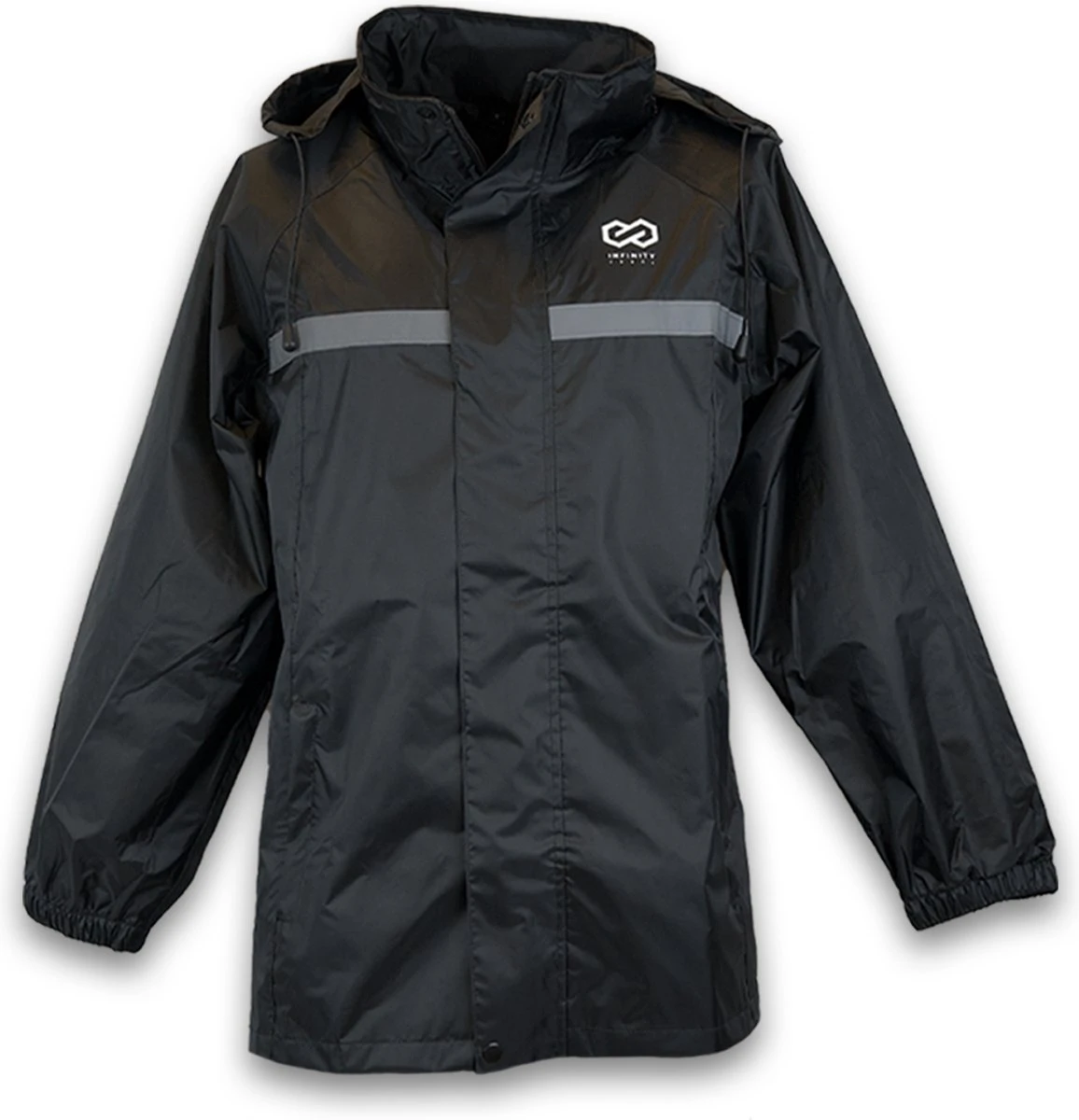 Infinity Goods Regenpak - Dames & Heren - Maat XL - Waterdicht & Ademend - Reflecterend - Zwart 7 Infinity Goods Regenpak - Dames & Heren - Maat XL - Waterdicht & Ademend - Reflecterend - Zwart - Afbeelding 5