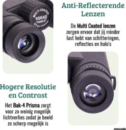 Mmoods Verrekijker Voor Volwassene En Kinderen - Verrekijkers 10 X 42 Compact -Bol 1157x1200 2