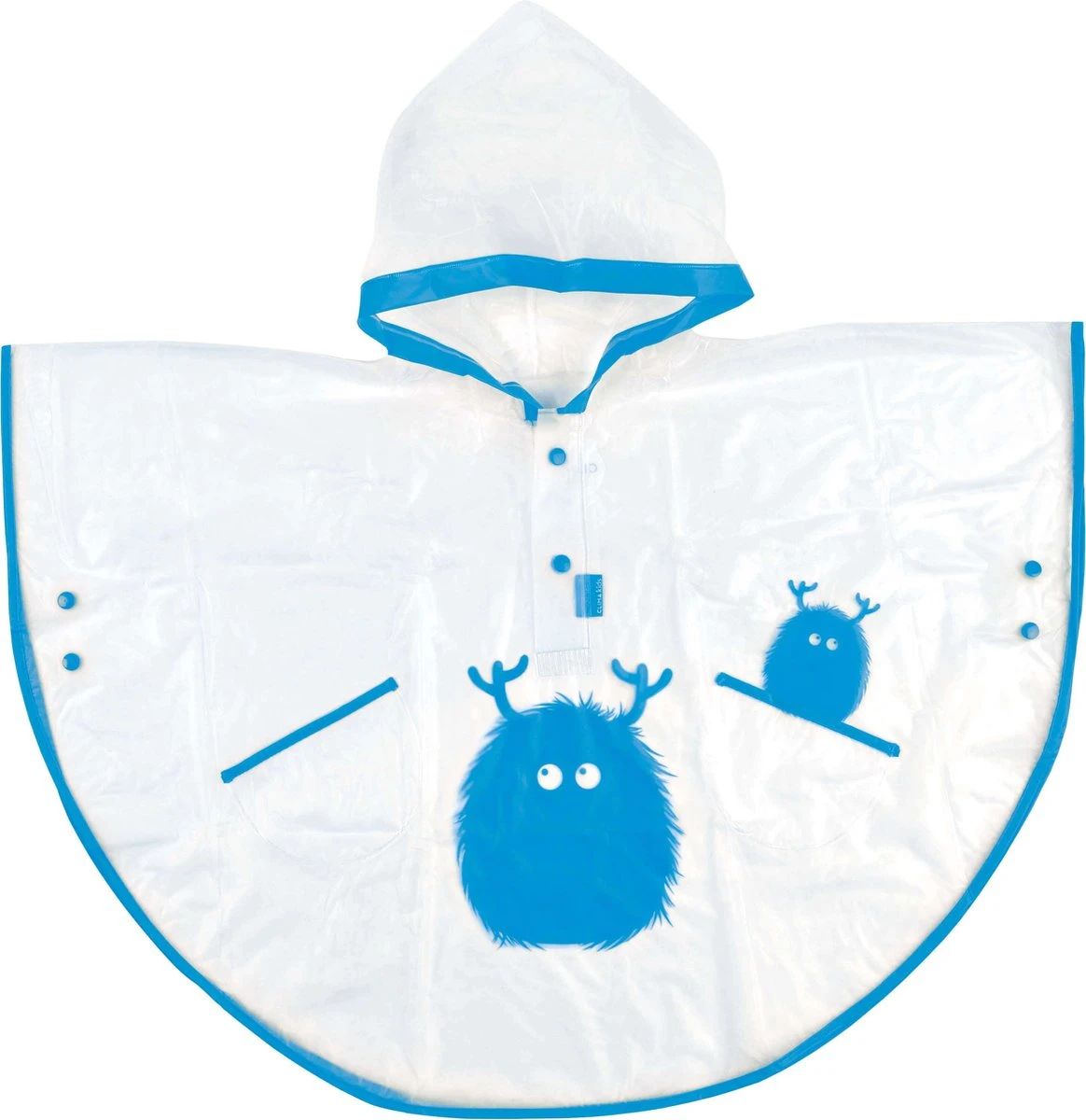 Clima Bisetti - Regenponcho Kinderen Blauw 4-6 Jaar - Regenponcho Peuter - Regenponcho Kind 3 Clima Bisetti - Regenponcho Kinderen Blauw 4-6 Jaar - Regenponcho Peuter - Regenponcho Kind