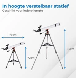 Nuvance - Telescoop - 375x Vergroting - Sterrenkijker Volwassenen / Kinderen - Inclusief Statief En Draagtas - Astronomie En Sterrenkunde - Nachtkijker -Bol 1171x1200