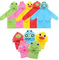 Poncho Regenponcho - Kinder Regenjas - Kinderjas - 4-6 Jaar - Regenjas - One Size - Roze Konijn -Bol 1175x1200 7