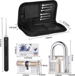 D.M.Store - Lockpick Set - Lockpicking Set - Lockpick - Lockpick Set Beginners - Survival Kit - Sloten Opener Set - Lockpick Set Voor Beginners En Gevorderden - Oefenslot - Lock Picking Set -Bol 1184x1200 7