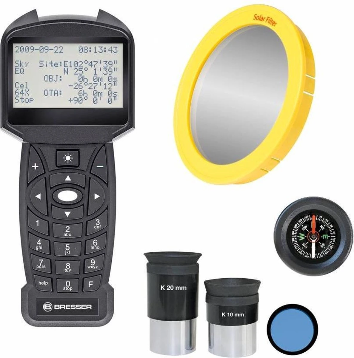 Bresser Telescoop - GoTo 80/400 - Computergestuurd - Met Zonnefilter 5 Bresser Telescoop - GoTo 80/400 - Computergestuurd - Met Zonnefilter - Afbeelding 3