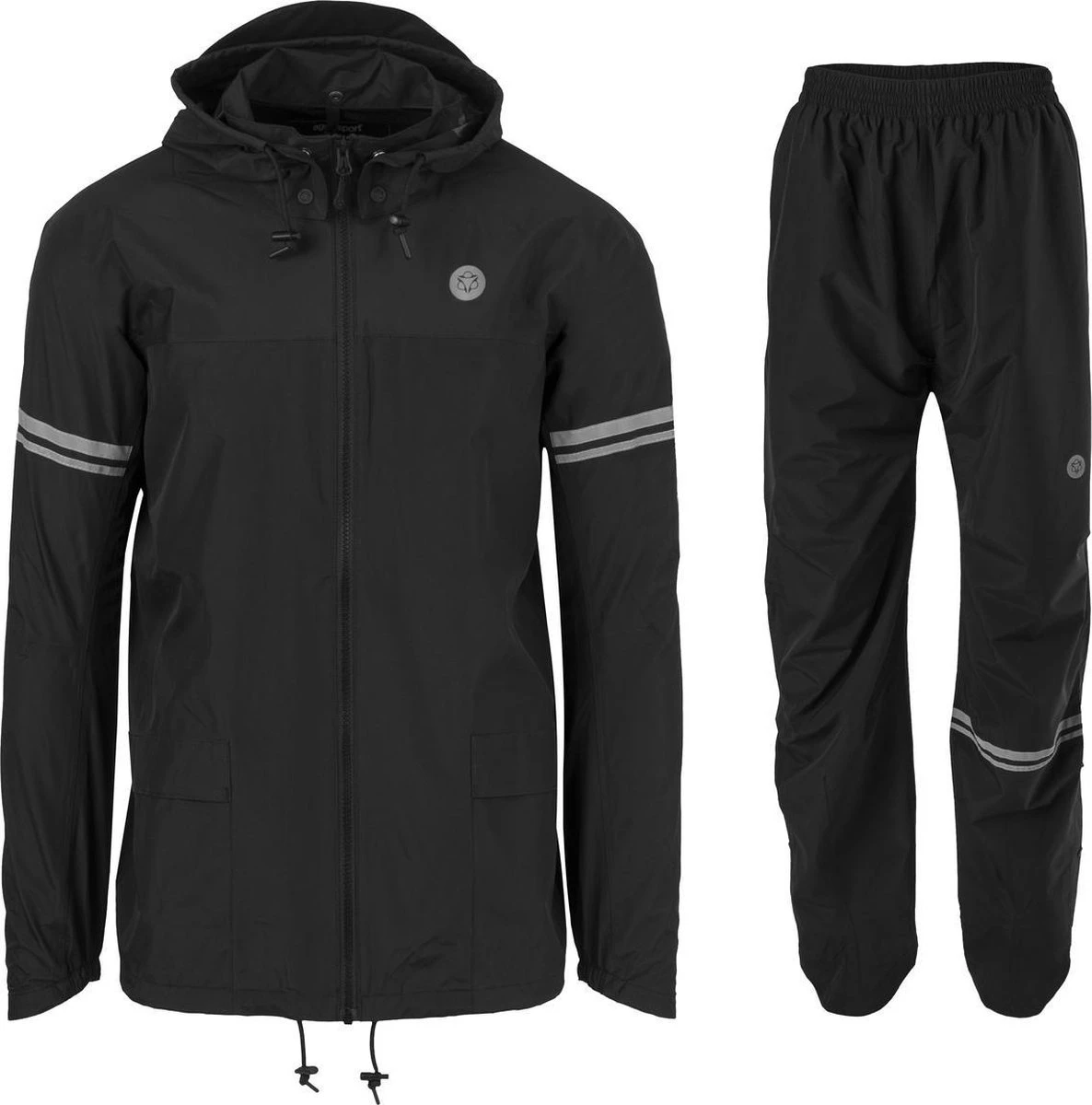 AGU Original Regenpak Essential - Zwart - XXXL - Dames & Heren - Waterdicht & Ademend 3 AGU Original Regenpak Essential - Zwart - XXXL - Dames & Heren - Waterdicht & Ademend