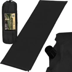 Springos Slaapmat | Zelfopblazend | 180 Cm | Inclusief Hoes | Zwart -Bol 1190x1200 12