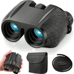 Zoomble® Verrekijker Inclusief Nekkoord En Draagtasje – 10x25 - E-book Vogelspotten - Compact - Geschikt Voor Vogelaars, Outdoor, Hiking - Volwassenen & Kinderen - Verkijker