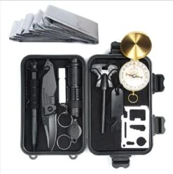 Complete 12 In 1 Survival Kit - SOS/EDC Emergency Set - Camping - Outdoor - Inclusief Handige Opbergbox -Bol 1196x1200 12