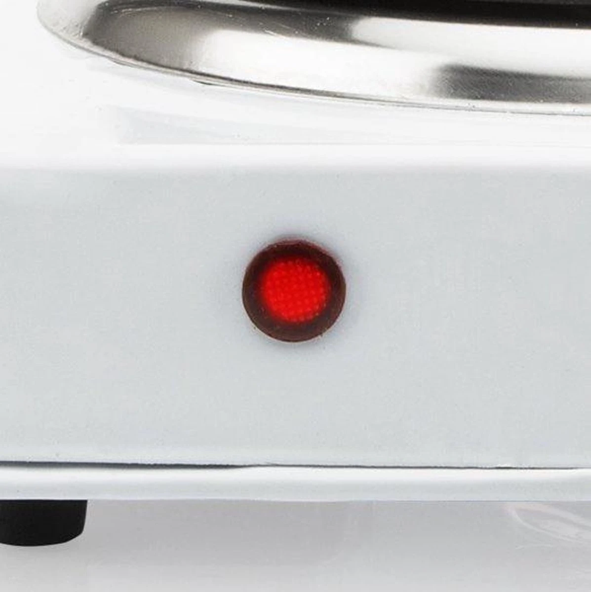 Kookplaat Basic Ø 16 Cm Elektrisch Wit Enkel Pits 1000W 5-standen 22 X 22 X 7 Cm 4 Kookplaat Basic Ø 16 Cm Elektrisch Wit Enkel Pits 1000W 5-standen 22 X 22 X 7 Cm - Afbeelding 2