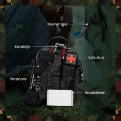 WILDGEAR® Survival Kit 35-delige Survival Set – Noodpakket – Overlevingspakket – Survival Armband – Survival Kit Outdoor – Survival Tool – Survival Kit Combat – Survival Kit Kinderen – Survival Kit Bushcraft – Survival Mes – Survival -Bol 1199x1200 3