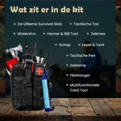WILDGEAR® Survival Kit 35-delige Survival Set – Noodpakket – Overlevingspakket – Survival Armband – Survival Kit Outdoor – Survival Tool – Survival Kit Combat – Survival Kit Kinderen – Survival Kit Bushcraft – Survival Mes – Survival -Bol 1199x1200 5
