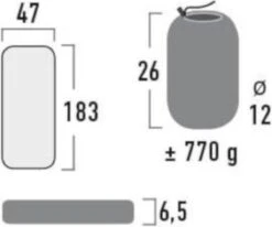 High Peak Tulsa Slaapmat - Donkergrijs 9 High Peak Tulsa Slaapmat - Donkergrijs -Bol 1200x1000 5
