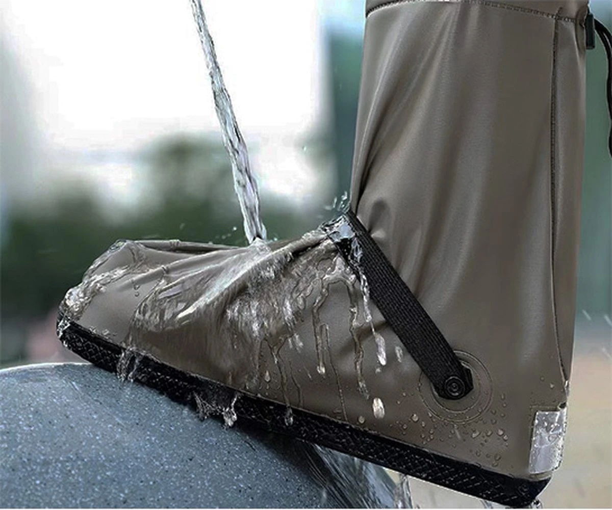 Merkloos Regen Overschoenen - Schoencover - Type: 2 - Bruin - Maat 44/45 5 Merkloos Regen Overschoenen - Schoencover - Type: 2 - Bruin - Maat 44/45 - Afbeelding 3