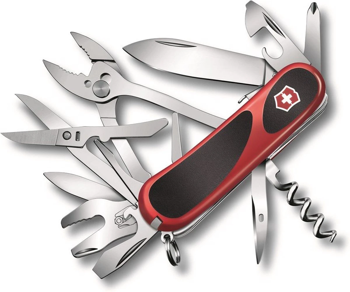 Victorinox EvoGrip S557 Zakmes 21 Functies Rood/Zwart 3 Victorinox EvoGrip S557 Zakmes 21 Functies Rood/Zwart