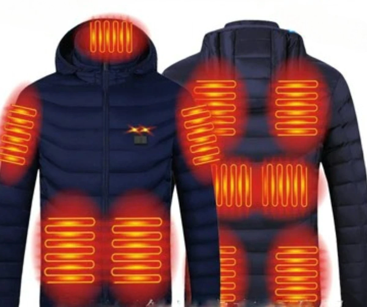 Boze Elektrisch Verwarmde Jas - Navy - Blauw - Donker Blauw 4 Boze Elektrisch Verwarmde Jas - Navy - Blauw - Donker Blauw - Afbeelding 2