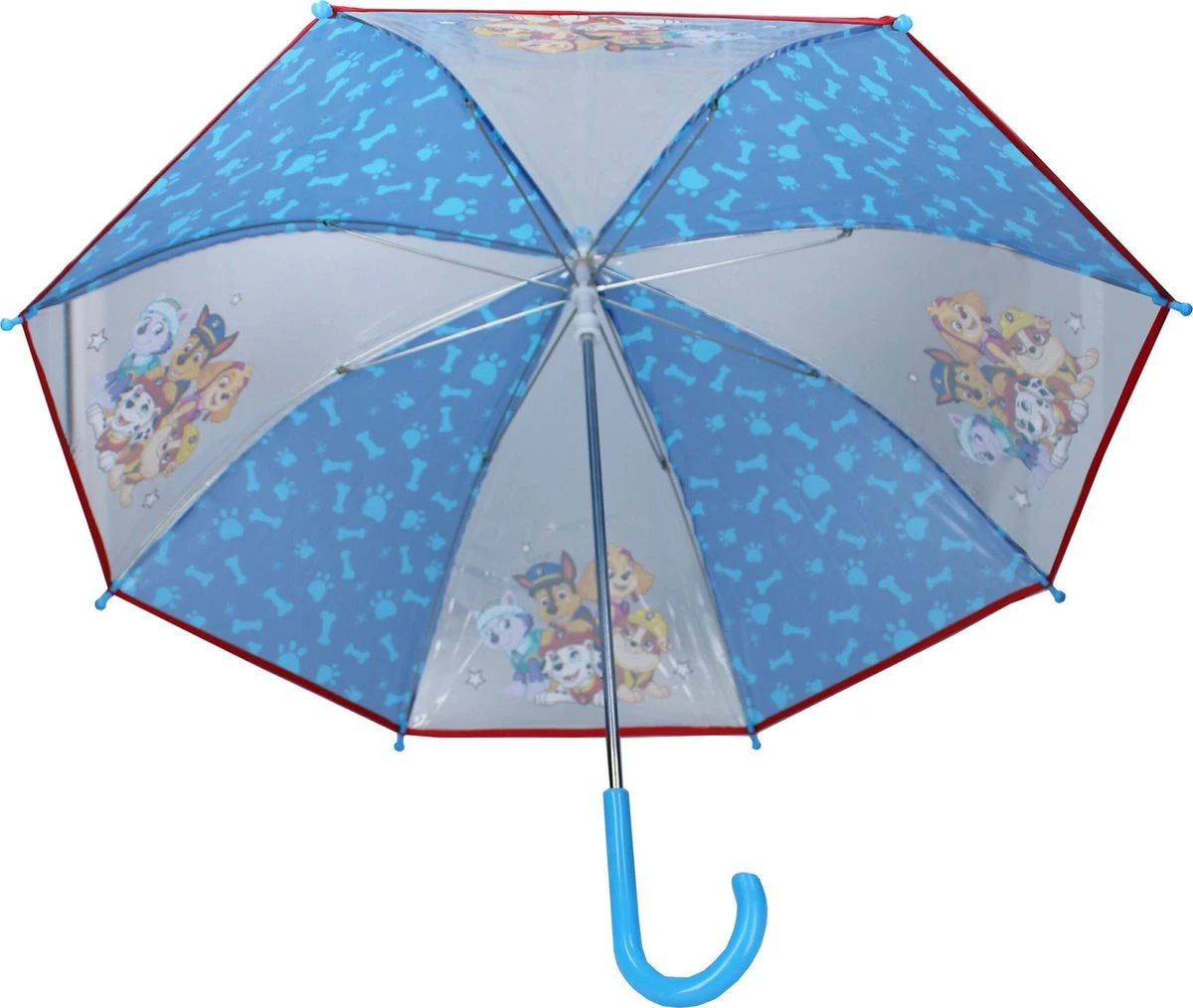 PAW Patrol - Paraplu - Umbrella Party - 78 Cm - Blauw 5 PAW Patrol - Paraplu - Umbrella Party - 78 Cm - Blauw - Afbeelding 3