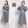 Regenjas-Regenpak- Regenjas Semi-kleuren Grijs - 115 * 65cm 2 Regenjas-Regenpak- Regenjas Semi-kleuren Grijs - 115 * 65cm -Bol 1200x1022 3
