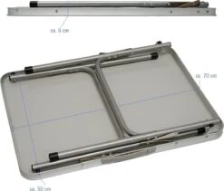 Alu Campingtafel 70x55cm - Inklapbbar Kampeertafel - Picknicktafel Licht Vouwtafel Klaptafel Grijs 19 Alu Campingtafel 70x55cm - Inklapbbar Kampeertafel - Picknicktafel Licht Vouwtafel Klaptafel Grijs -Bol 1200x1026