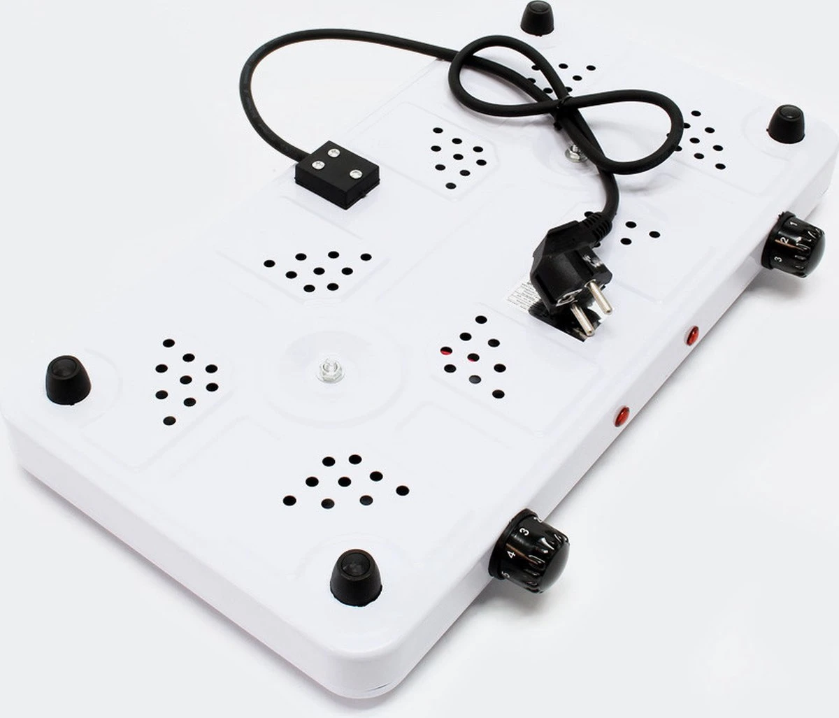 Dubbele Elektrische Kookplaat 2-Pits - Losse Camping Kookstel Fornuis - Kooktoestel Kampeer Kookstel 5 Dubbele Elektrische Kookplaat 2-Pits - Losse Camping Kookstel Fornuis - Kooktoestel Kampeer Kookstel - Afbeelding 3