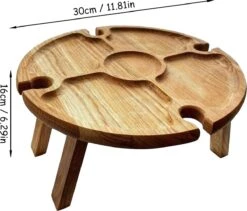Merkloos Opvouwbare Draagbare Picknicktafel, Outdoor Opvouwbare Lichtgewicht Kampeertafel 30,5 Cm Kleine Houten Wijnpicknicktafel Voor Feest, Strand, Tuin, Camping, Barbecue, Reizen 9 Merkloos Opvouwbare Draagbare Picknicktafel, Outdoor Opvouwbare Lichtgewicht Kampeertafel 30,5 Cm Kleine Houten Wijnpicknicktafel Voor Feest, Strand, Tuin, Camping, Barbecue, Reizen -Bol 1200x1027