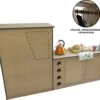 Camper Keuken MDF - Linkerkant EU - Inclusief Kledingstang + Wijnrek - Onbewerkt - Inbouw Kasten Inrichting Kampeerauto Caravan 1 Camper Keuken MDF - Linkerkant EU - Inclusief Kledingstang + Wijnrek - Onbewerkt - Inbouw Kasten Inrichting Kampeerauto Caravan -Bol 1200x1028
